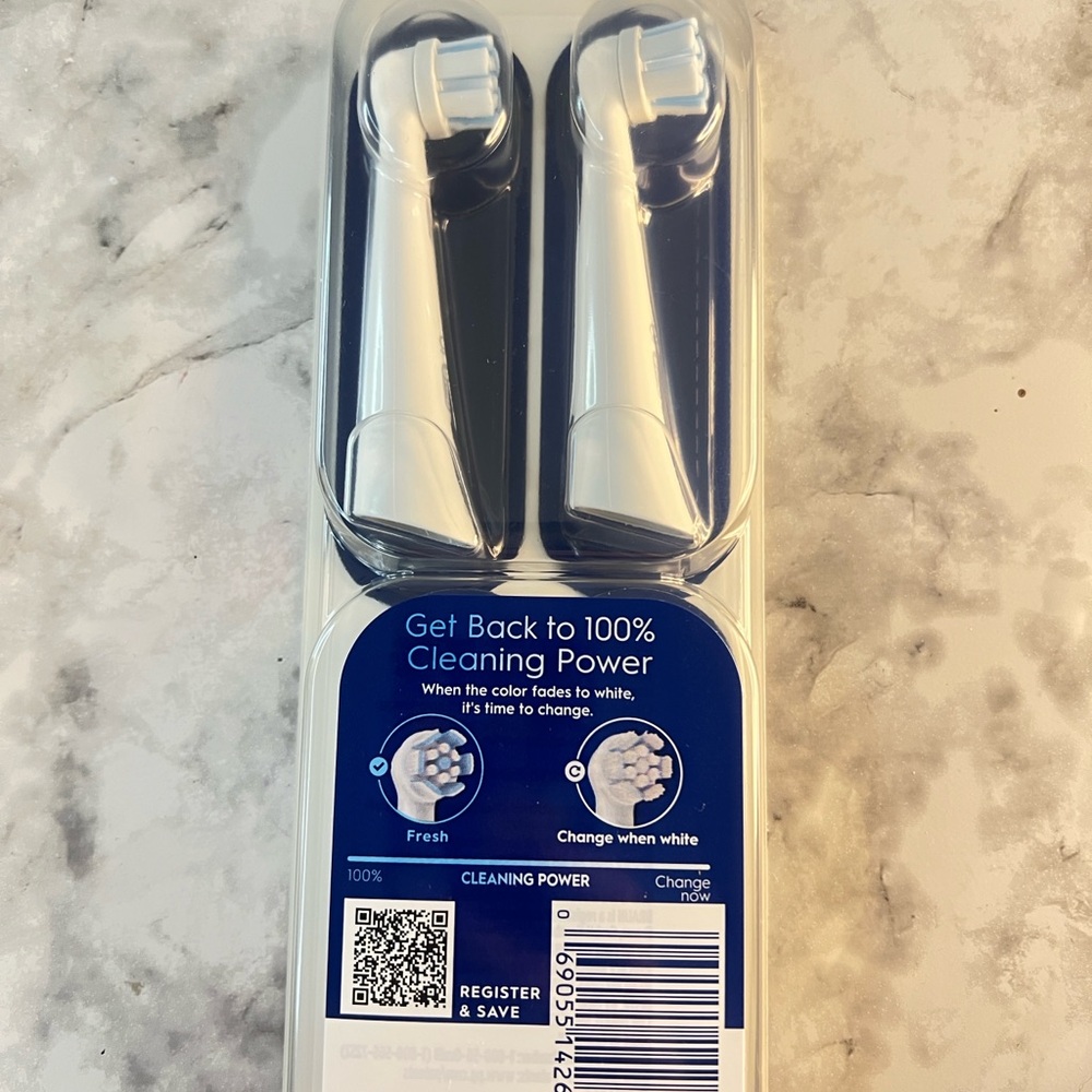 Replacement Electric Toothbrush Heads - White